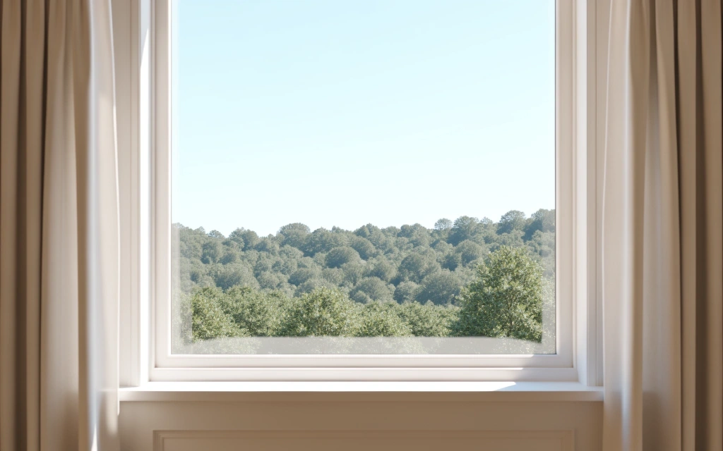 Vue de loin pour reposer la vue